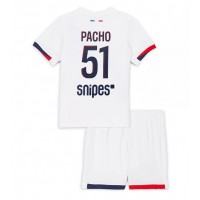 Paris Saint-Germain Willian Pacho #51 Vonkajší Detský futbalový dres 2025-26 Krátky Rukáv (+ trenírky)